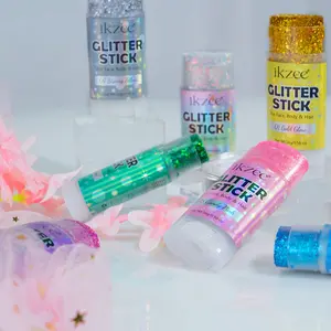 Christmas gifts Body Glitter Stick, Chunky Shimming Makeup Sticks for Face, Lips, Eyes, Hair, Party Glitter Gel for Singer Concert Music Festival,Elegant Halloween