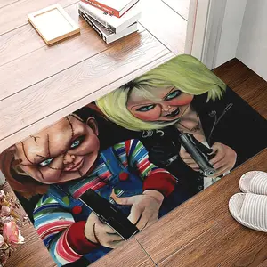 1PC Chucky & Tiffany Anti-Slip Doormat Living Room Mat Floor Carpet Entrance Door Rug Indoor Decorative Durable Area Rugs