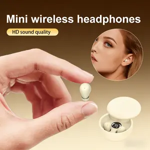 Mini Invisible Headphones Bluetooth 5.4 True Wireless In-Ear Earphones Sport Audio Earbud Audifonos Bluetooth Wireless Headphones Noise Cancelling Headphones Gamingheadset