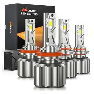 Nilight H11/H9/H8 9005/HB3 LED Headlight Bulbs FS1 Series | 4 BULBS Projector Headlamp  dealsforyoudays, Led Car Lights, Bright Headlight