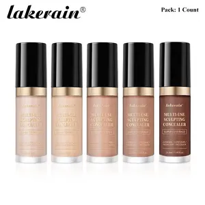 Long Lasting Waterproof Concealer, 1 Piece Natural Look Full Coverage Concealer Cream, Cosmetic Product for Women & Girls, Flawless Base Foundation