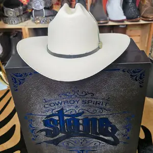 Cowboy Spirit Sombrero Stone Chaparral 1000X San Judita Style Sinaloa Hat with 3 1/2 Inch Brim and Small Cup