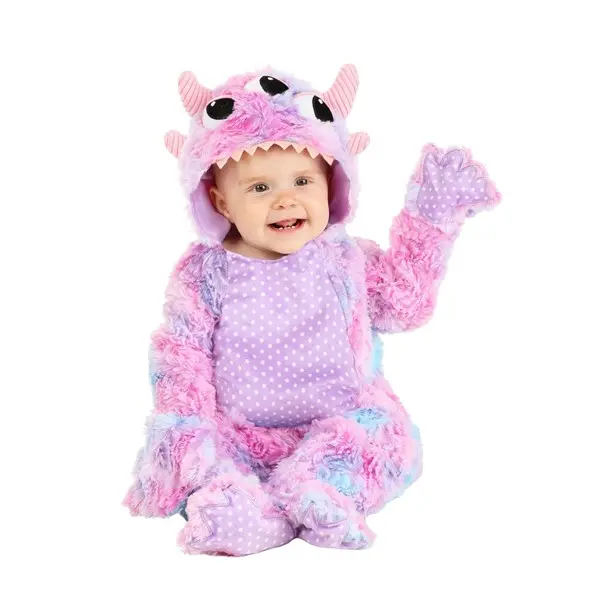 Infant Purple and Pink Monster Costume