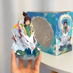 Anime Figure Ogino Chihiro And Nigihayami Kohakunushi Action Fiugre Pvc Model Doll Customized Collectible Toy Gift