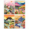 sohochic 5D Full Circle Diamond Painting Kit Adult Art Landscape Flowers, DIY Mosaic Inlay Set for Home Wall Decoration & Stress Relief, 11.81x15.75 Inches Canvas, Perfect Gift for Mother's Day, Friends