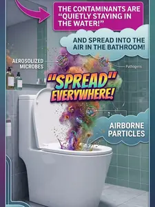 Women's Intimate Care Toilet Freshener, Anti-Splashing, Fast Odor-Eliminating, Small & Portable, Ideal for Home Use, Travel