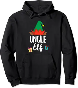 Uncle Elf Melanin Christmas African American Elf Matching Pullover Hoodie - Matthewmatt Shop 44B0BKPQ2BZH