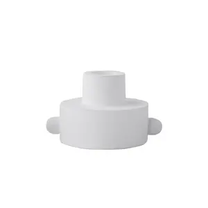 Paddywax Taper & Tea Light Holder in White Paddywax Taper & Tea Light Holder in White