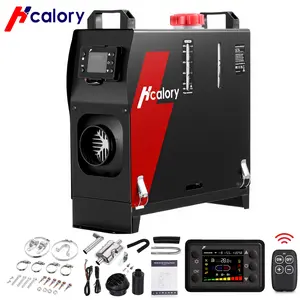 2025 Upgraded 8KW Diesel Heater, HBS1S Portable Diesel Air Heater with App Control, 10-Temperature Settings, 18% Boost in Burning Efficiency, Auto Start-Stop, and 110V AC 12V 24V DC, for Car, Campers,