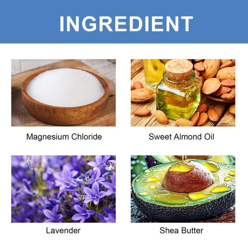 Good Night Magnesium Body Lotion with Lavender & Shea Butter | 24H Deep Moisturizing & Magnesium Supplement | Lightweight & Fast Absorption | 300ml