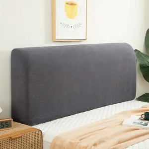 Soft Embroidered Bed Head Cover, Stretchable Washable Bed Head Protector, Essential Bedroom Decoration, Bedroom Dust Cover, 1 Piece