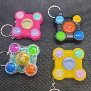 Mini Keychain Game - Memory/Simon, Whack-a-Mole, Music Piano - Portable and Compact