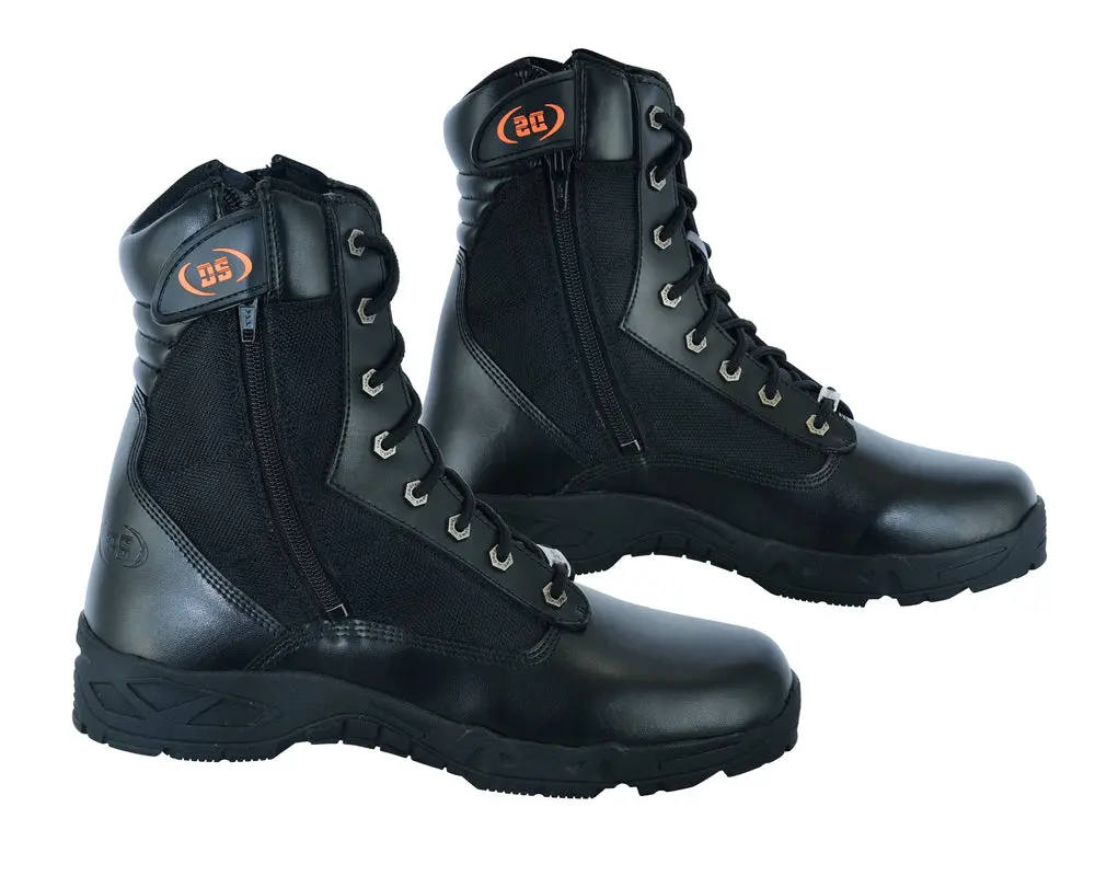 WarpDrive 7 Men's Leather Motorcycle Boots