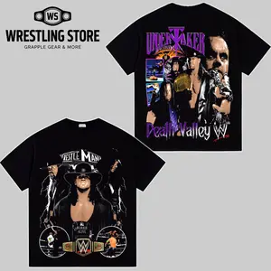 The Undertaker Deadman Graphic T-Shirt – WWE Legend Vintage Gothic Tee, Phenom Skull Design, Wrestling Fan Shirt, Retro Streetwear, Unisex Gift for WWE Fans