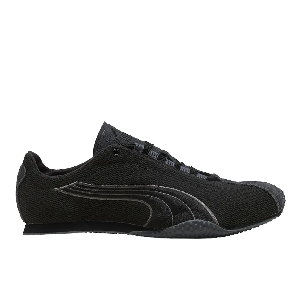 PUMA Mens H-Street Embroidery Lace Up Sneakers Shoes Casual - Black
