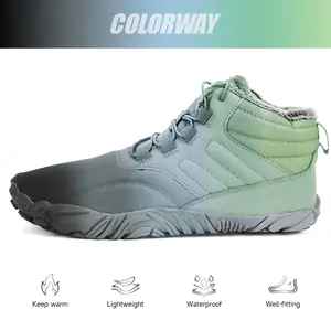 Blizzard Proof Barefoot Hiking Boots Unisex | Waterproof Windproof Merino Wool Lined