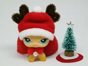 For Littlest Pet Shop Winter Santa Christmas Outfit