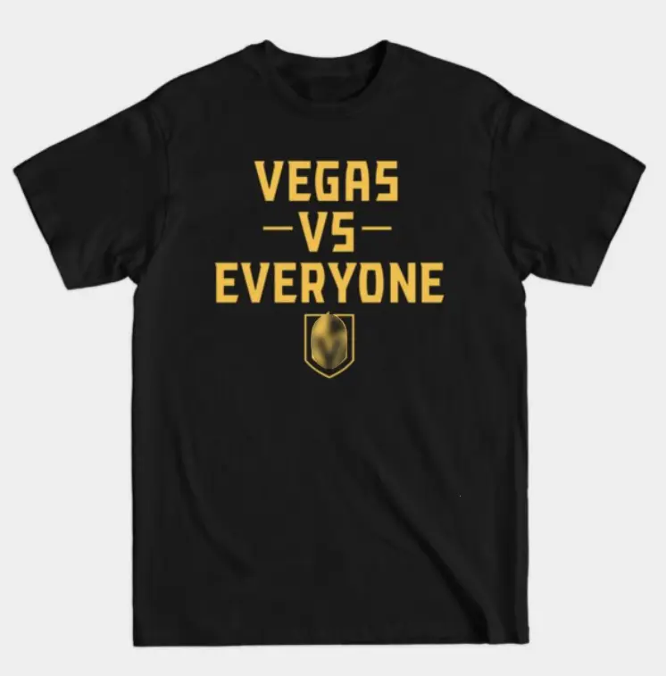Vegas Vs Everyone Shirt, Hockey Fan Tee, Desert Hockey Playoff Shirt, Vintage Sports Tee, Hockey Streetwear Shirt