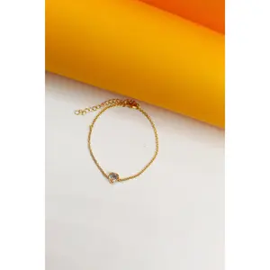 Heart Paperclip & Rolo Chain Necklace & Bracelet (F226A)