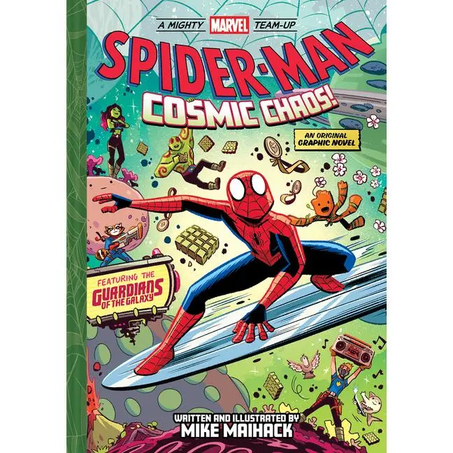 Spider-Man: Cosmic Chaos! (a Mighty Marvel Team-Up): An Original Graphic Novel by Mike Maihack (Hardcover)