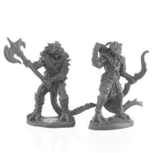 Reaper Miniatures  Bones BK Dragonfolk Fighter & Ranger Miniature Game