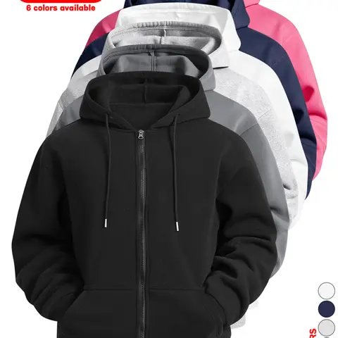 3-pack men’s hooded sweatshirts for autumn/winter, loose fit, solid color, basic minimalist design, comfortable and skin-friendly; street-style casual wear, versatile for everyday use, sports, fitness, and cycling.