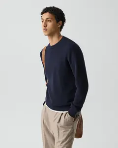 Theory Maden Crewneck Sweater in Baltic