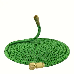 Thickened Retractable High-Pressure Car Wash Hose, Home Garden Soft Tube, Durable Garden Hose, Triple Expandable Latex Pipe, New European Style
