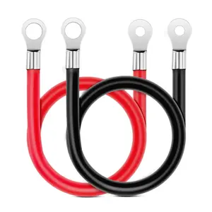 Nilight 6AWG 20Inch Battery Inverter Cables Terminals