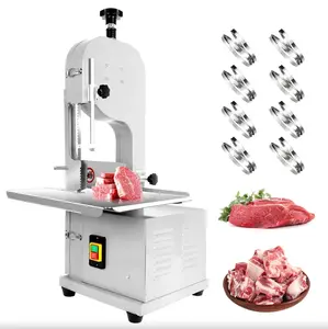 Electric Meat Bandsaw Stand, Floor Stand with Adjustable Height, Stable H-Shaped Frame, Anti-Slip Foot Pads, for Our Bone Saw Machine tools gadgets Stainless Steel Freestanding Utility