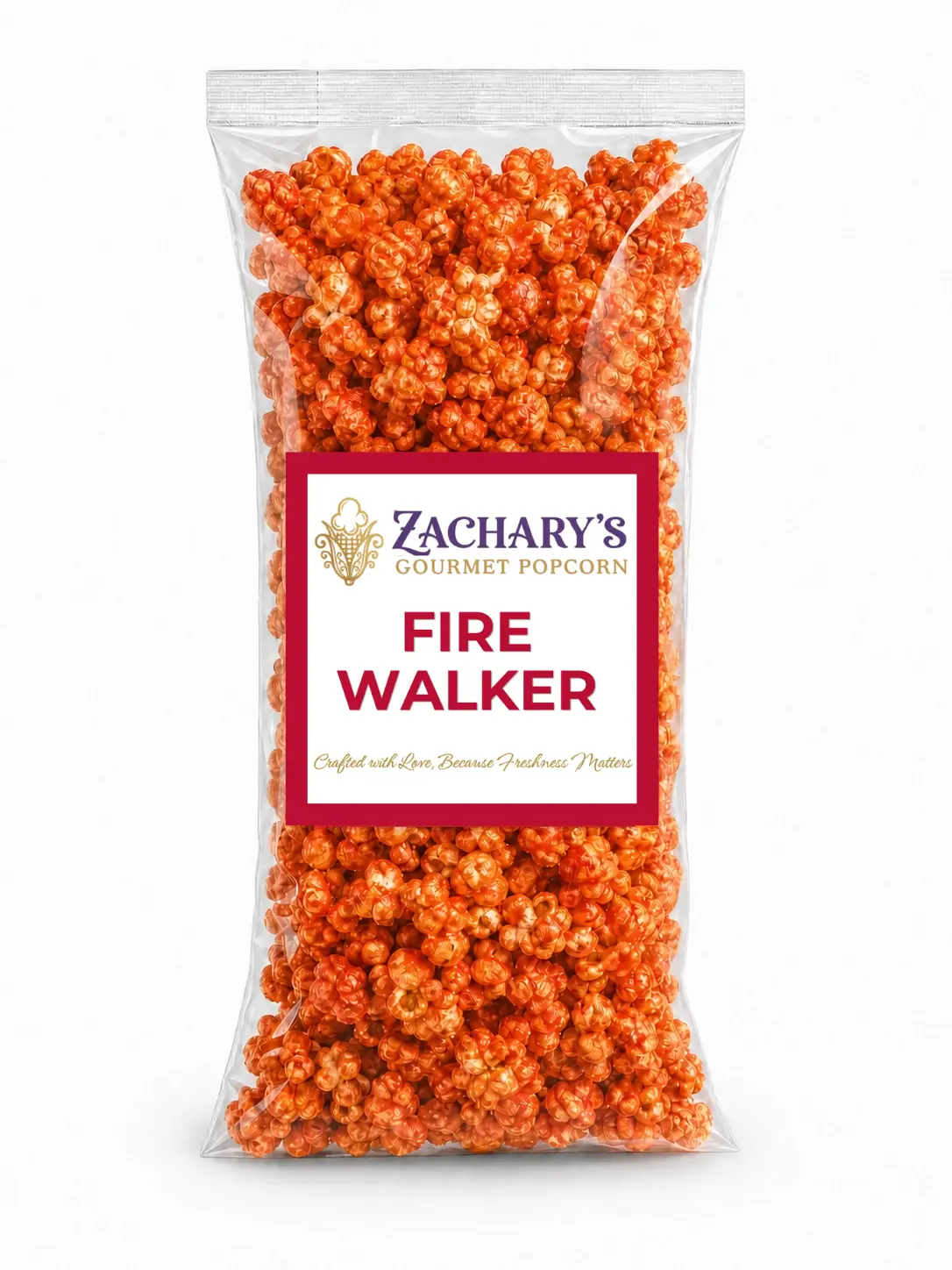 Zachary's Gourmet Fire Walker Flavored Popcorn - Natural Chili Extract, Coconut Oil, Gluten Free Snack Foods, Party Snacks