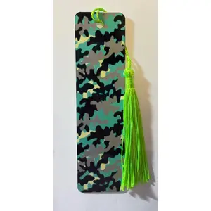 Green Camo Bookmark