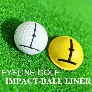 Golf Ball Alignment Template, 3 Golf Ball Marking Tools + 1 Marker Pen, Essential Golf Accessories for Accurate Line Drawing