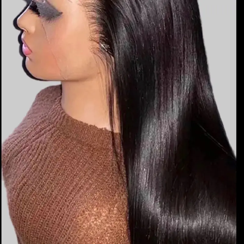 Women's Synthetic Brazilian Bone Straight Hair Wig - 28in, Glueless, Easy Install, Durable and Comfortable, Easy to Remove Full Machine Wig