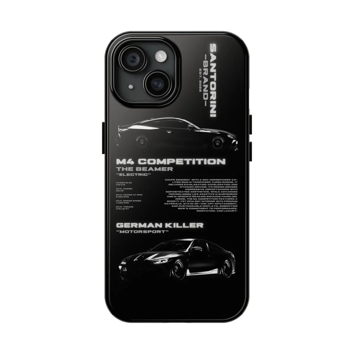 Black Car Phone Case