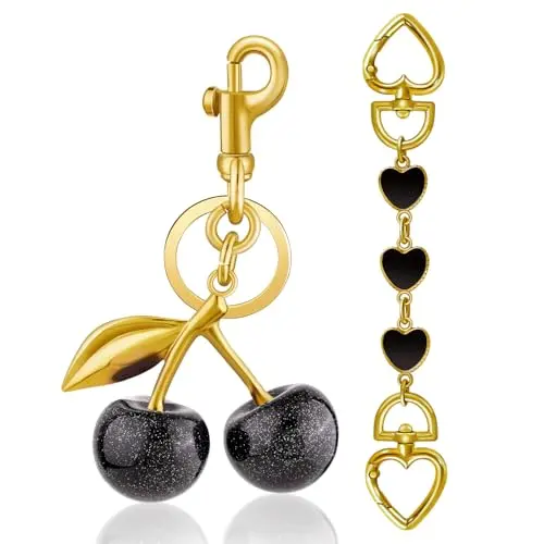 A28 Black Cherry Charm and Bag Extenders