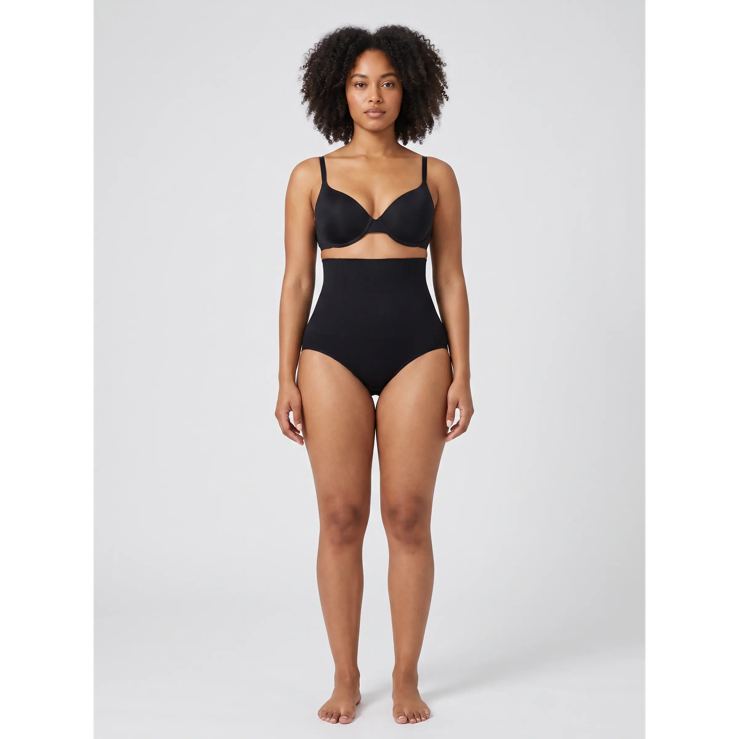 Women's Tummy Control Shapewear Panties, High Waisted Compression Garment in a Breathable Fabric that Fits for All-Day Body Contouring, Spandex, Shaper