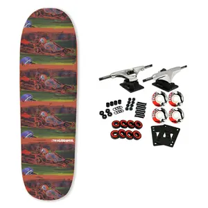 The Heated Wheel Skateboard Complete Cart Jammer 9.25" x 32"