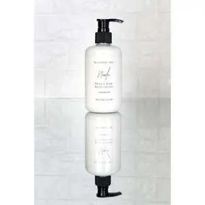 Nude by Nuri Unscented Shea and Aloe Nourishing Body Lotion - Moisturizing, Alcohol Free, Unisex, Fragrance Free, Cruelty Free, Natural and handmade