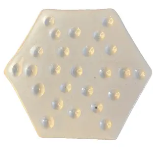 M A N A ceramics Ceramic Geometric Shaped Watercolor Paint Palette Handmade Stoneware