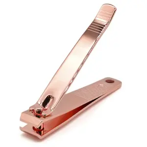 Nail Clippers Rose Gold PrettyClaw Sharp Edge Fingernail and Toenail Clipper Cutter Thick Nail Trimmer Stainless Steel for Manicure and Pedicure Nails Grooming Manicure Set Nail Care Cutics Stainless Steel Nail Art