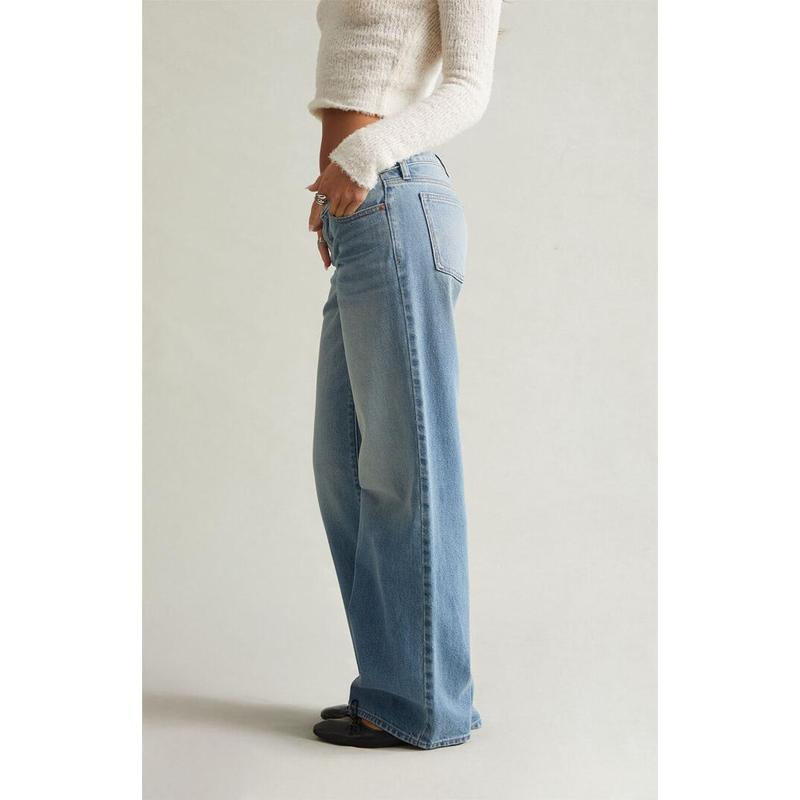 Pacsun Women's Ultimate Low Rise Baggy Jeans Light Blue