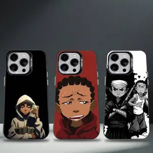 cool The B-Boondocks  Phone Case For iPhone 17,16,15,14,13,12,11,Pro,Max,Plus,E,Air,Mini Black Tpu Cover