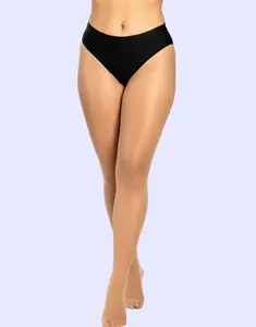 Micles Sheer Footed Dance Stockings | Nude Carnival Tights for Festivals, Costumes, Stage, and Everyday Wear