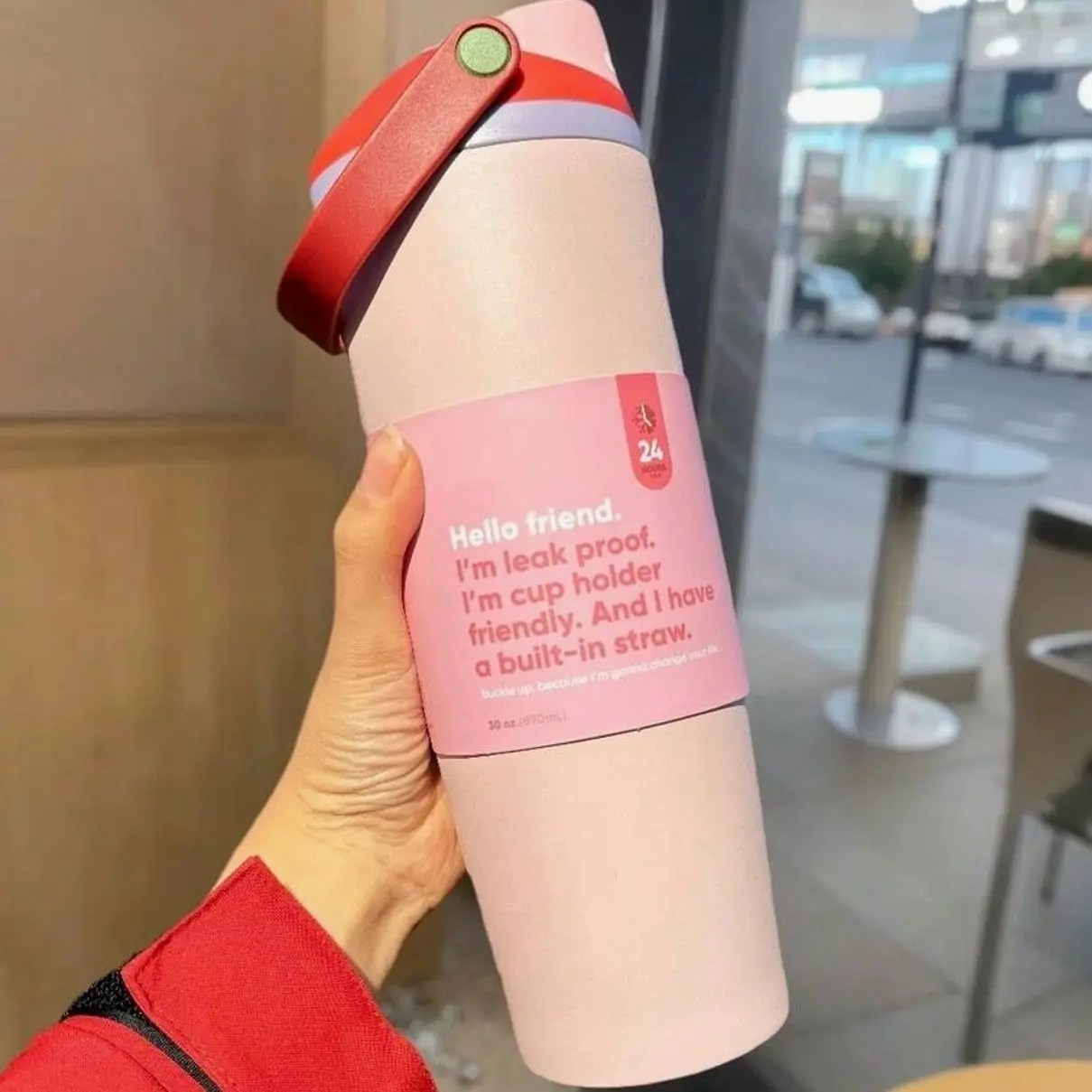 30oz Stainless Steel Insulated Water Bottle With Leak-Proof Lid And Portable Handle - Solid Color Classic Pattern, Long-Lasting Hot/Cold Insulation, Ideal For Car, Office, Travel, And As A Gift.