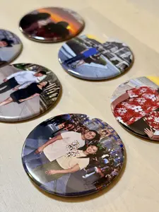 Set of 9 Custom Photo Magnets Gifts 2.5"
