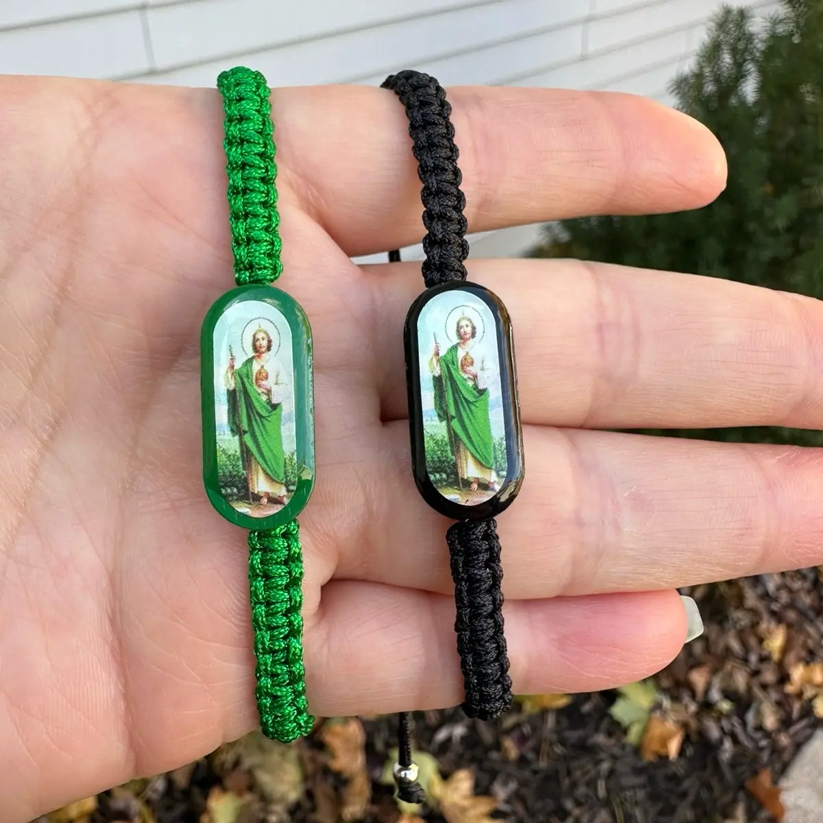 Adjustable  San Judas Tadeo Bracelet