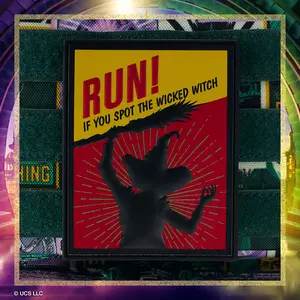 WICKED RUN Poster Patch