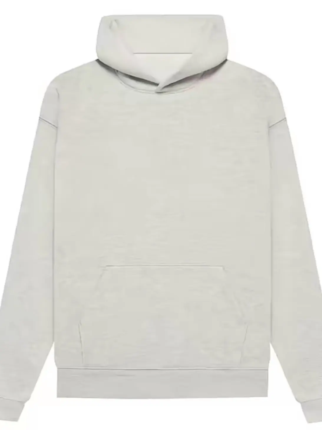 Men's Light Oatmeal Hoodie - Simple, Comfortable, Easy-Care Casual Tops Outfits Sweatshirts Menswear Long Sleeve Casual Hooded Sweatshirts Grey Hoodie