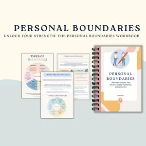Boundary and Dbt Therapy Practice Book, Structured Worksheets for Anxiety Management, Social Skills Enhancement, Emotion Regulation